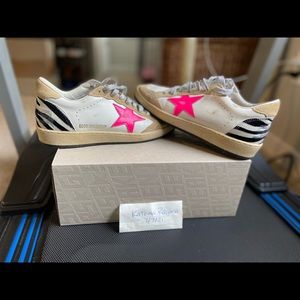 Golden Goose Pink/Leaped Ballstar